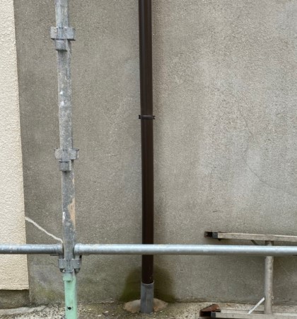 竪樋　交換工事